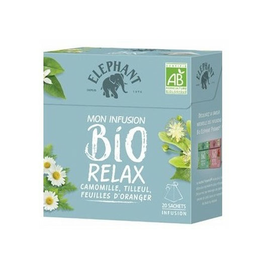 Éléphant Relax Organic Tea, 20 tea bags
