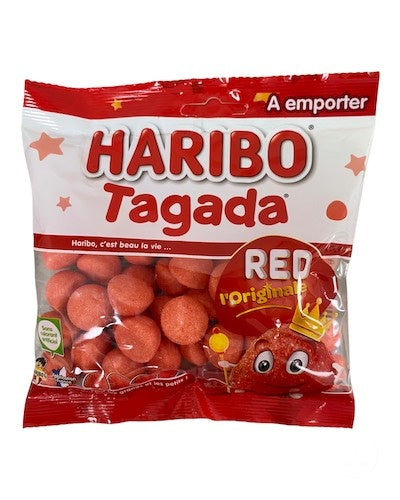 Tagada Strawberry Candy by Haribo, 4.2 oz (120g)