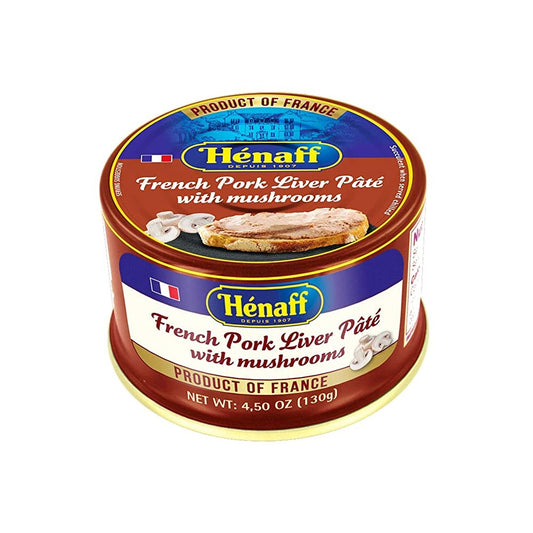 Henaff - French Pork Liver Pate with Mushrooms, 4.5oz