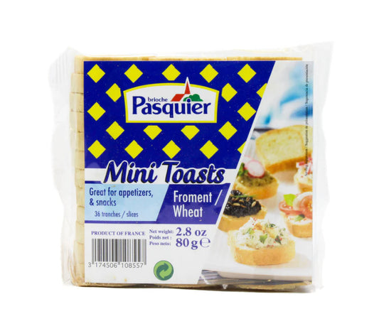 Brioche Pasquier Mini French Toasts 36 Pcs, 2.8 oz (80 g)