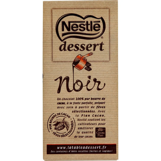 Nestle Dessert Noir Dark Chocolate Baking Bar, 53%, 7.2 oz