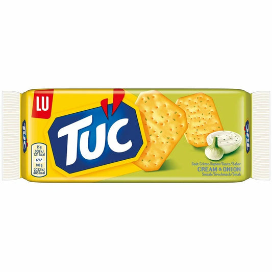 TUC Sour Cream and Onion Crackers by LU 3.5 oz, 100g